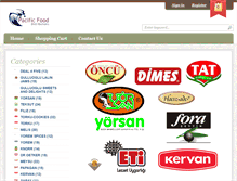 Tablet Screenshot of pacificfooddistributions.com
